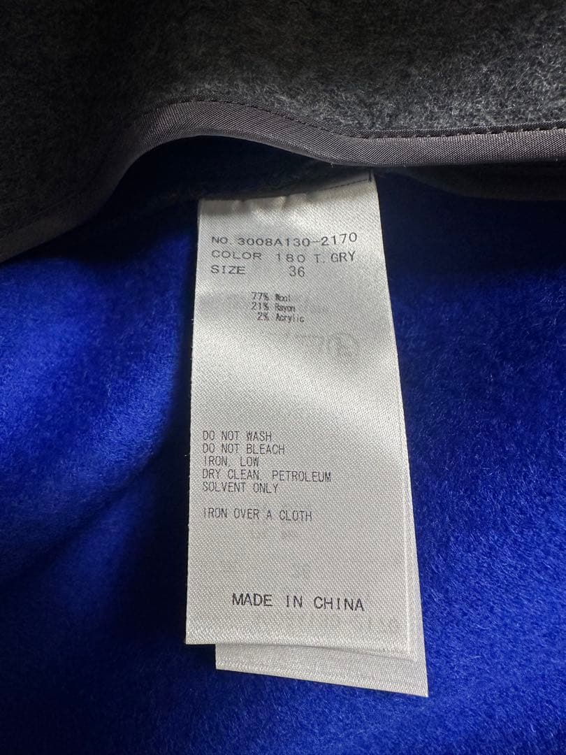 ENFOLD ノーカラー チェスターコート 36新品未使用