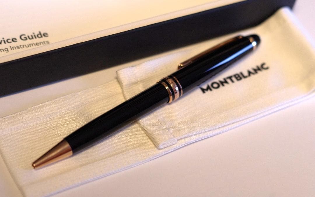 モンブラン ボールペン マイスターシュテュック レッドゴールド クラシック