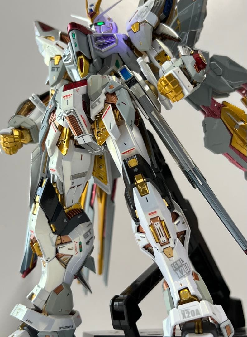 ガンプラ MGEX 1/100 ストライクフリーダムガンダム 塗装完成品