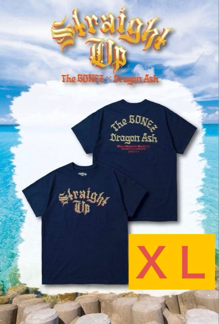 Straight Up 沖縄 Tシャツ The BONEZ Drago