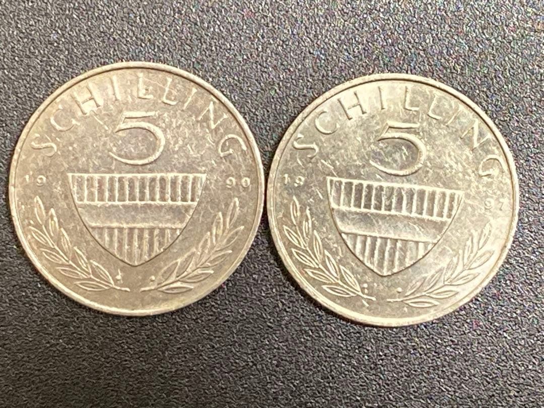 オーストリア 旧紙幣 ＆ 旧硬貨