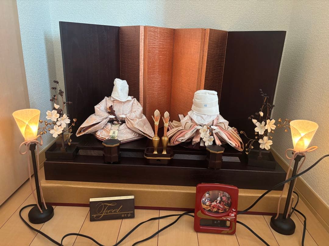 お雛様 オルゴール 節句用飾り布 ちゃんちゃんこ セット