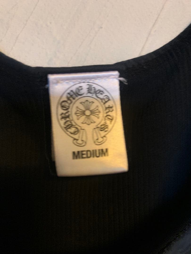 クロムハーツ　タンクトップ　黒