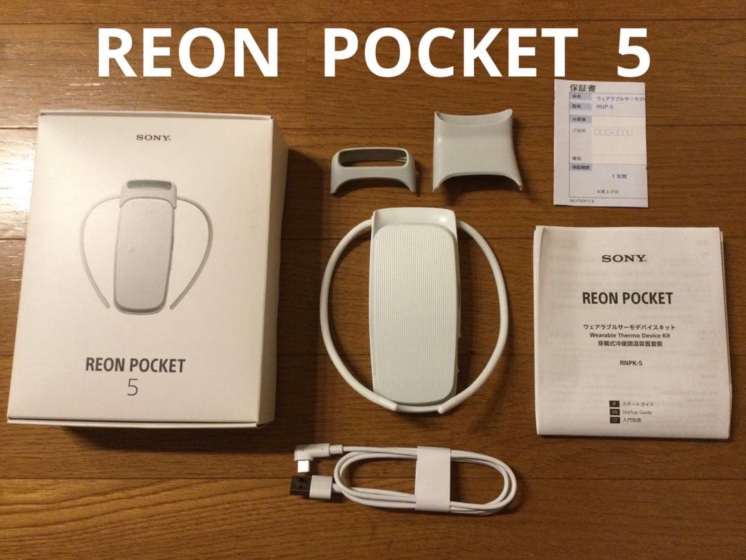 SONY REON POCKET 5 ホワイト　レオンポケット　5