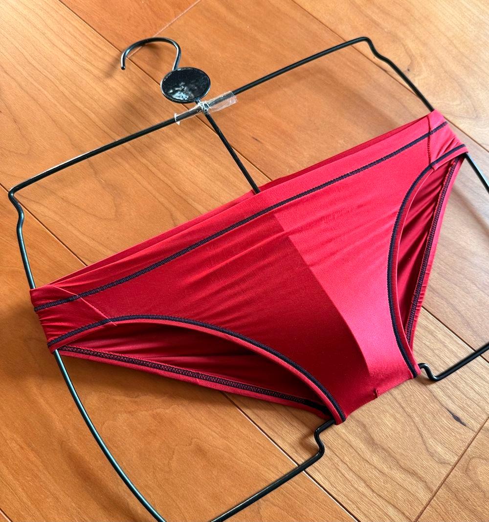 asics 初期スプラッシャーS 超光沢 レッド 140サイズ 競泳水着 競パン