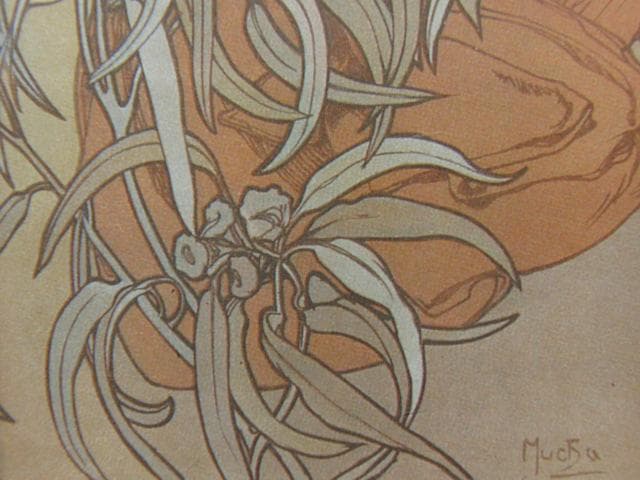 アルフォンス・ミュシャ、エメラルド、連作〈四つの宝石〉