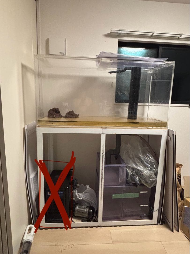 ちょうさん専用 120cmオーバフロー水槽 引き取り限定