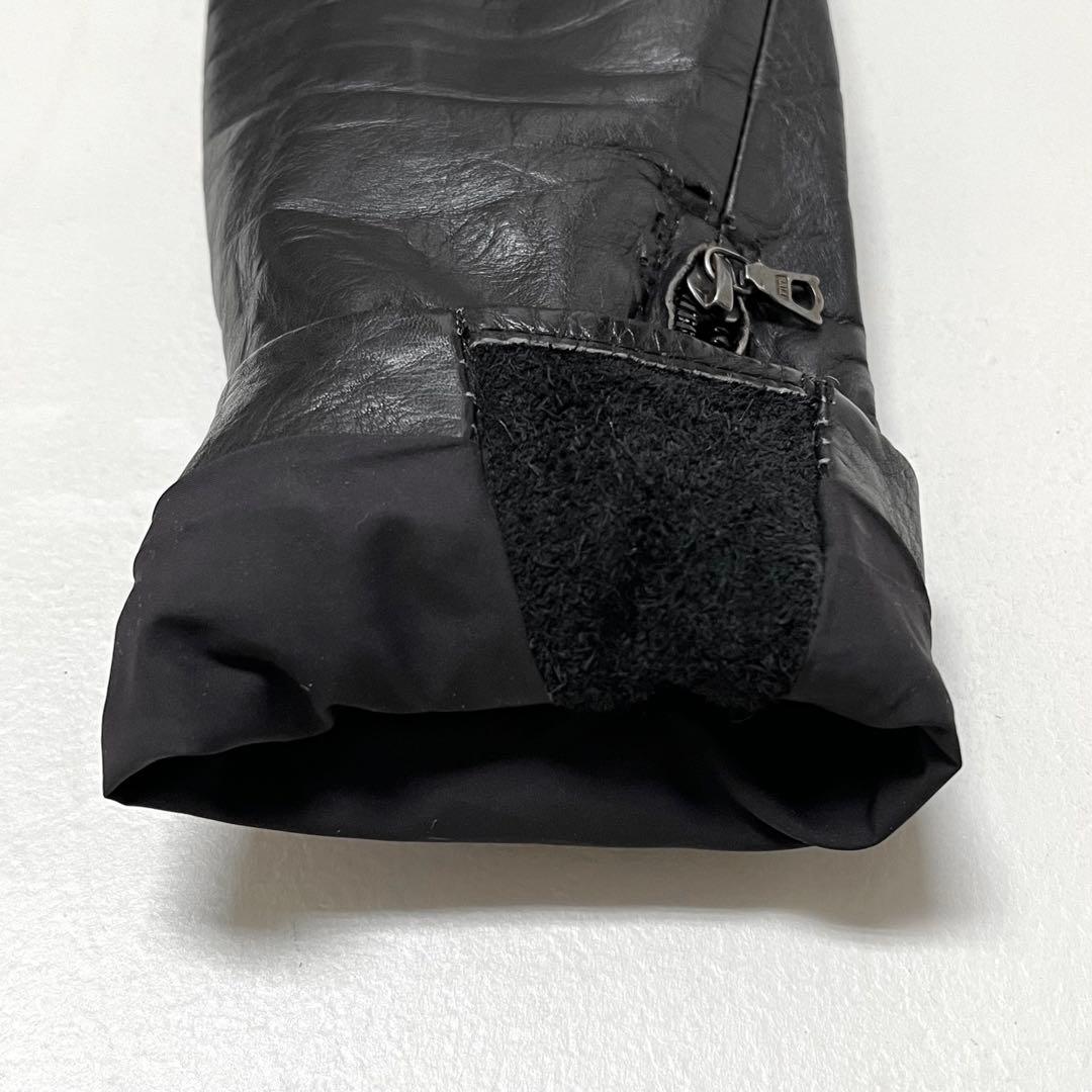 wjk カルぺディエムレザー ライダースジャケット(S)