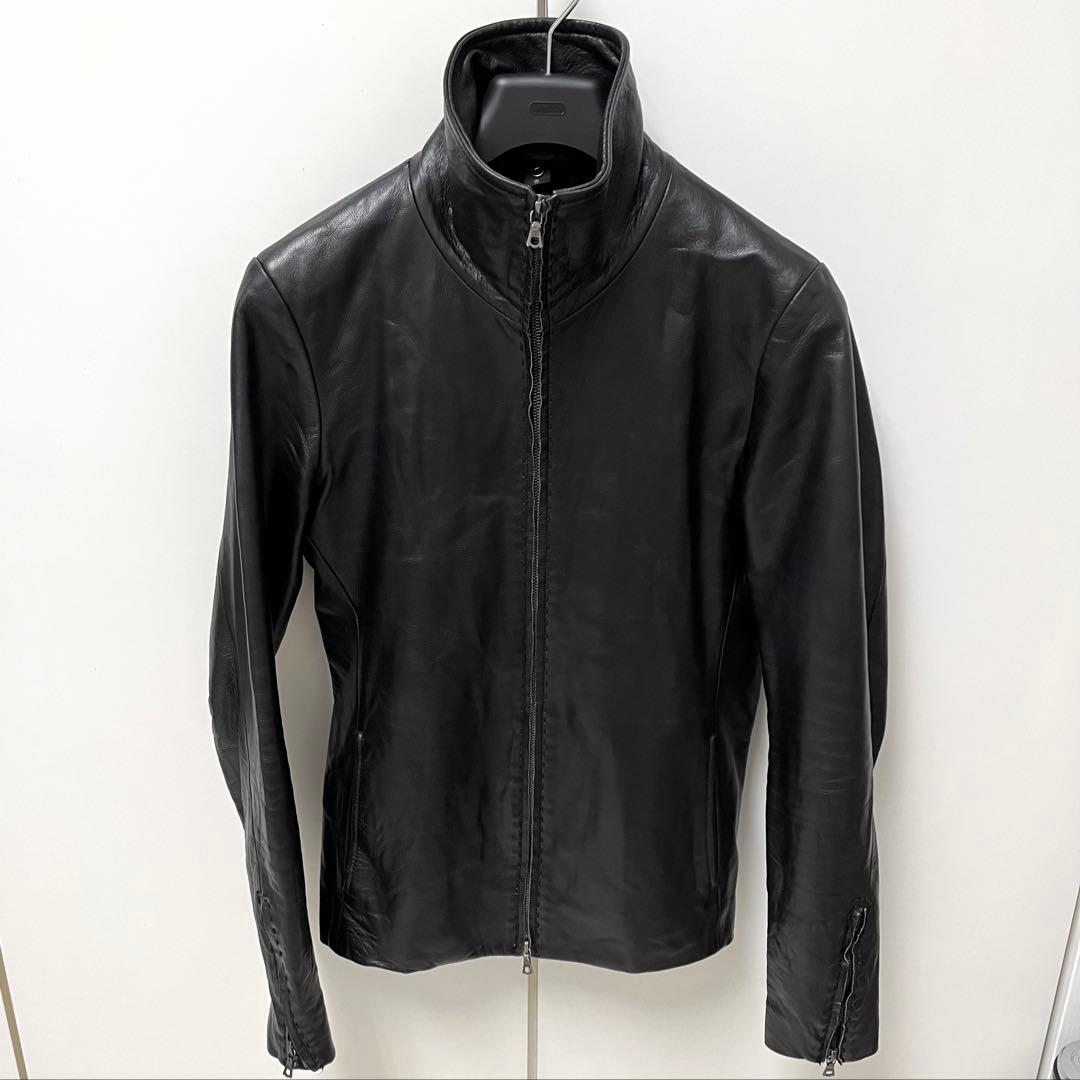 wjk カルぺディエムレザー ライダースジャケット(S)