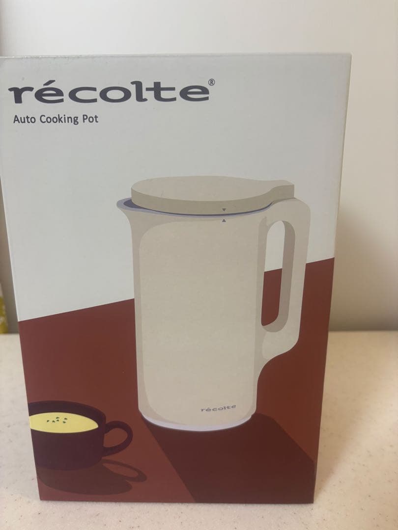 【新品】récolte Auto Cooking Pot クリームホワイト