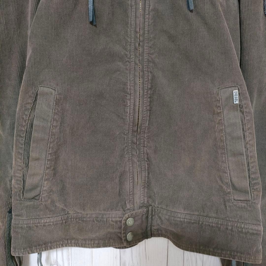 ディーゼル コーデュロイジャケット ミリタリー風 フェード L 雰囲気抜群♪
