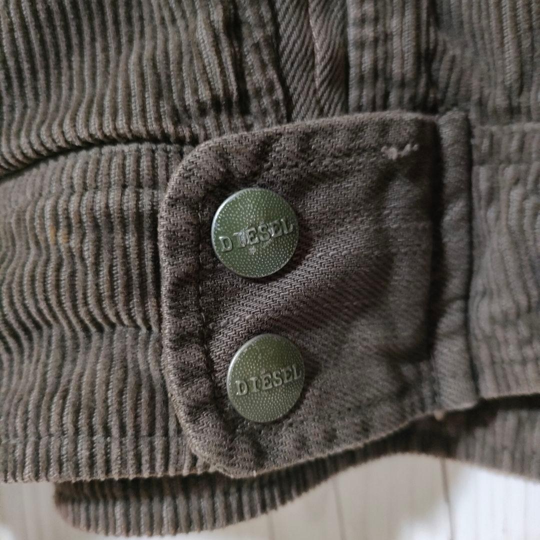 ディーゼル コーデュロイジャケット ミリタリー風 フェード L 雰囲気抜群♪