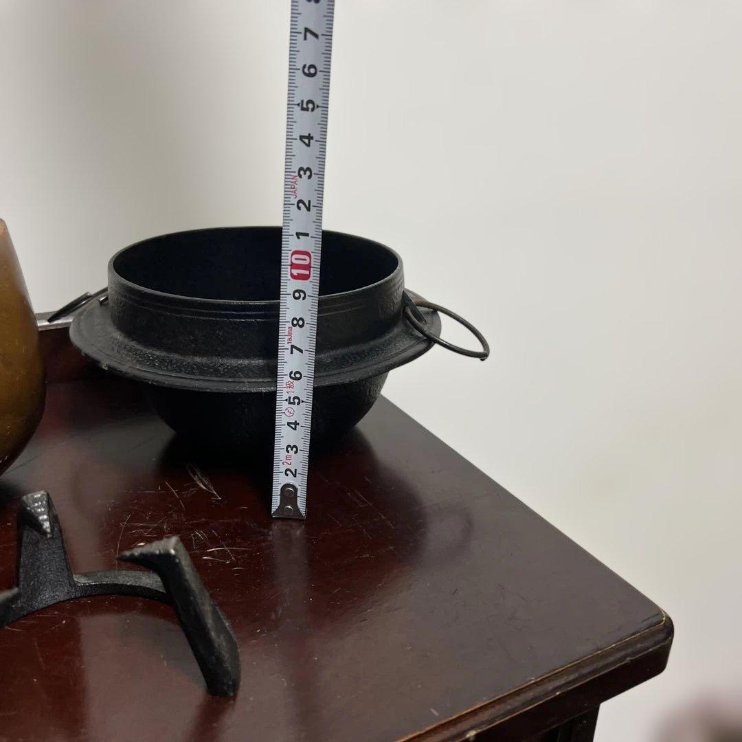 南部鉄釜飯　茶道具 風炉釜セット