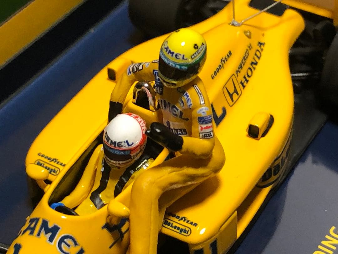 1/43 ロータス99t ライドオン　セナ　イタリアGP 中嶋悟