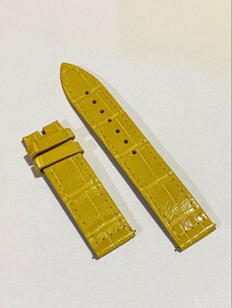 16mm フランクミュラー 純正 イエロー ストラップ ベルト