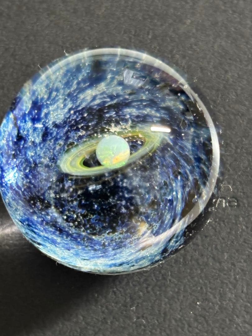 +α 宇宙ガラス　オーブ　ホワイトオパール　戸水賢志　プラスアルファ