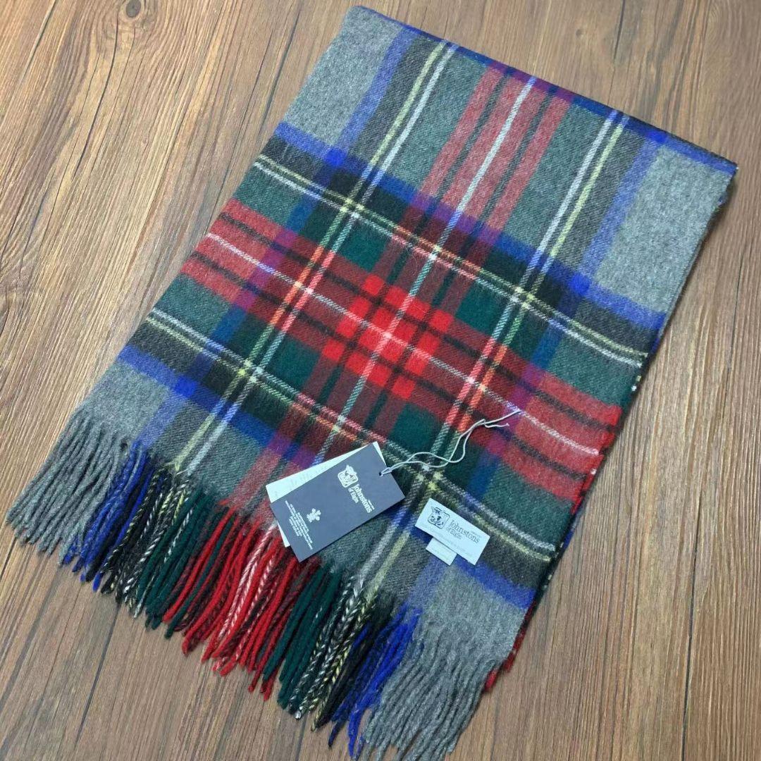 ジョンストンズ オブエルガン カシミヤ100％ 大判ストール #5