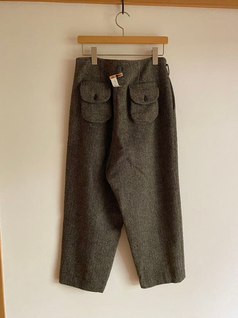 【美品】Lisetteリゼッタ　ヘリンボーンパンツ　ノアール