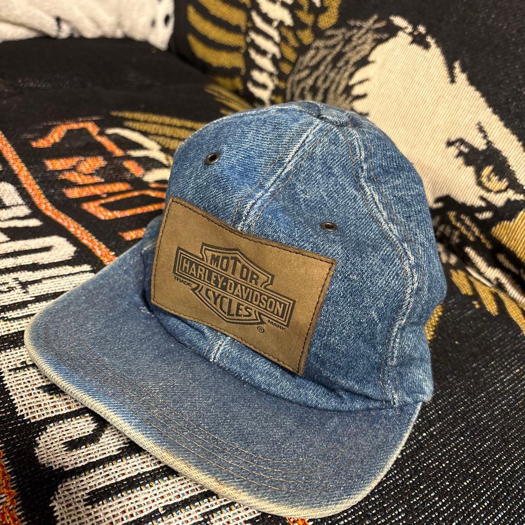 D*n様 古着好き必見HARLEY-DAVIDSON デニムキャップ