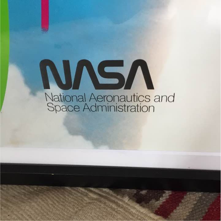 珍品アンティークSNOOPYスヌーピーアストロポスターNASA