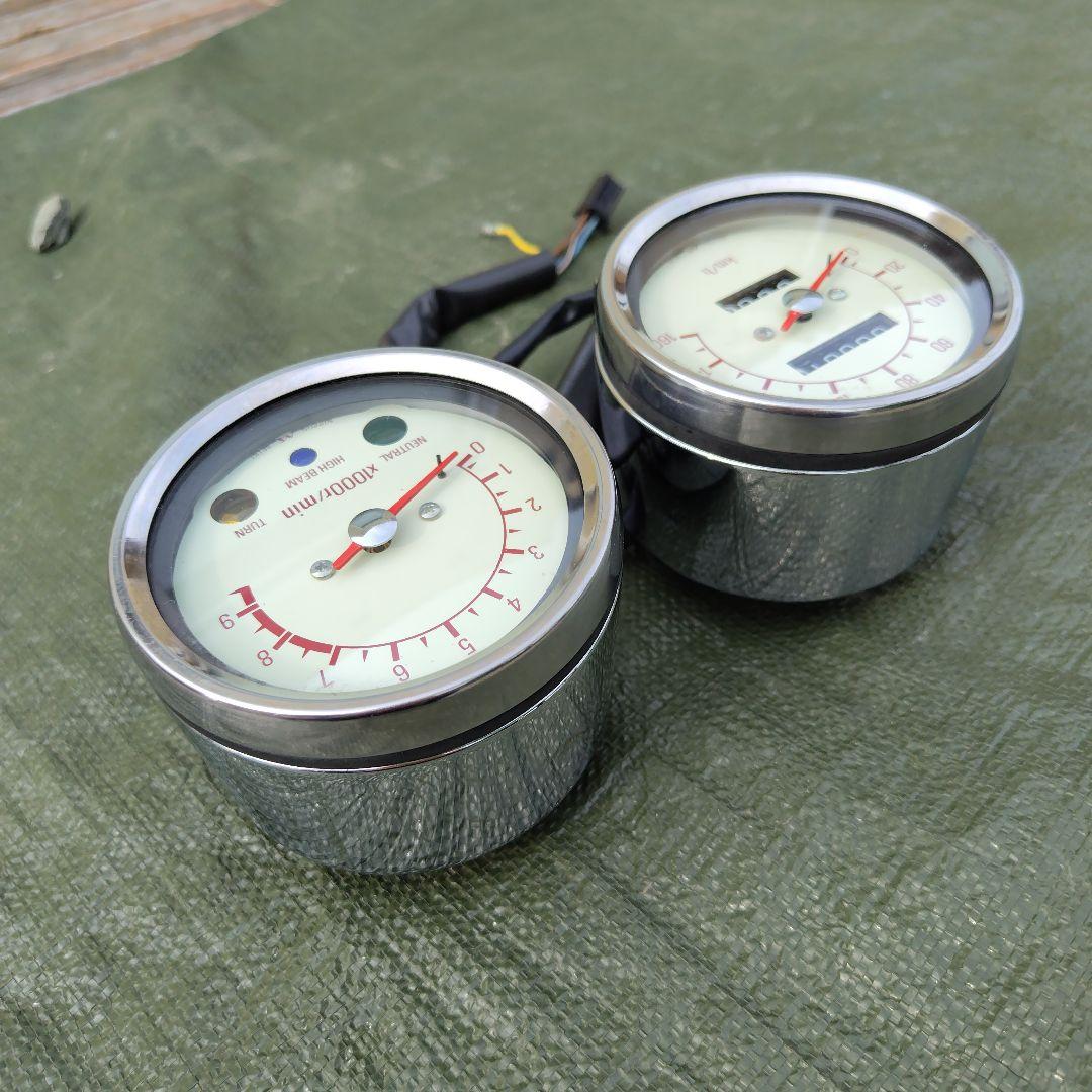 YAMAHA SR400 SR500スピードメーター タコメーター