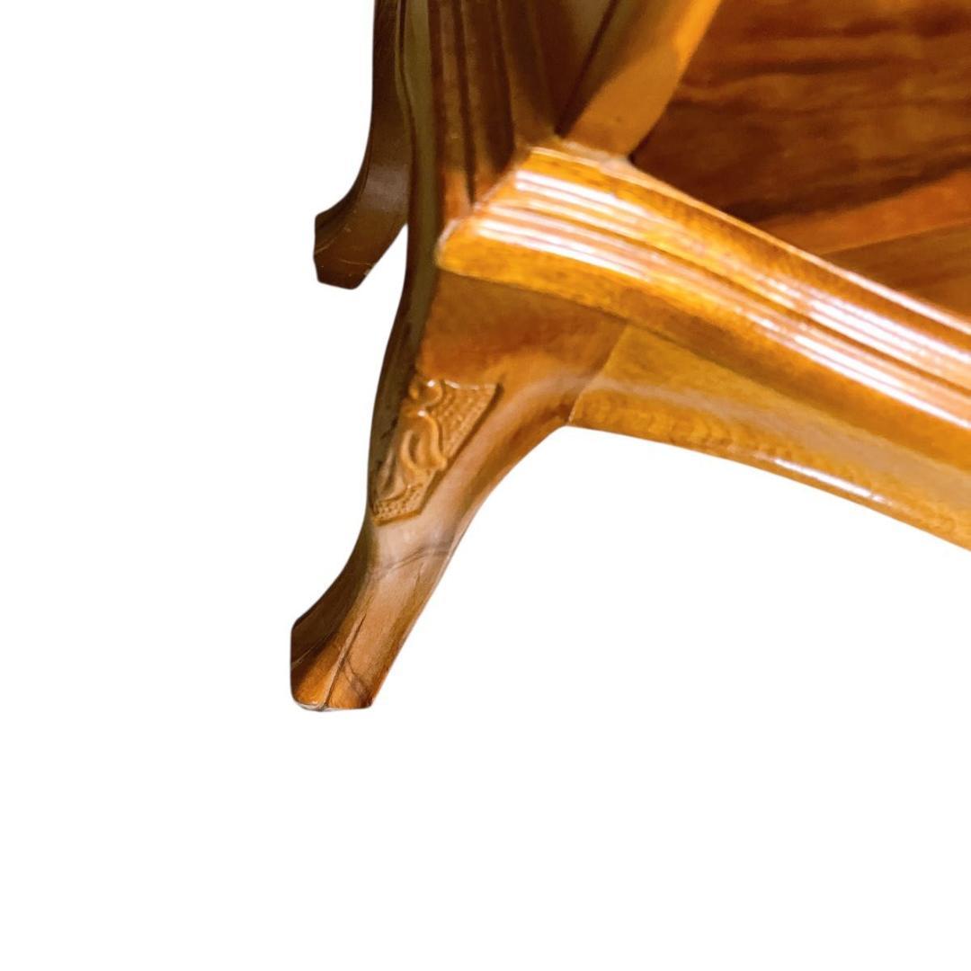 【★希少★】おしゃれ　イタリア製　象嵌　5段　チェスト　猫脚　アンティーク　家具