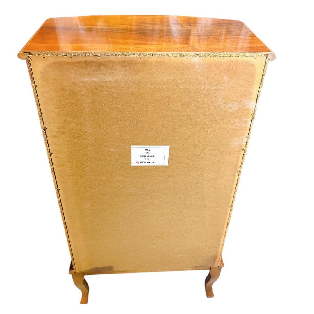 【★希少★】おしゃれ　イタリア製　象嵌　5段　チェスト　猫脚　アンティーク　家具