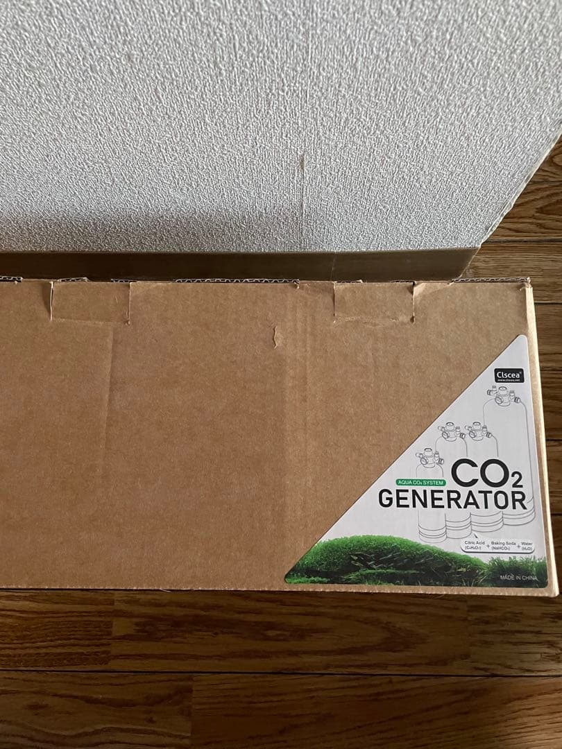 Clscea 水槽用化学反応式CO2ジェネレーターセットG600S2Ｌ電磁弁付き