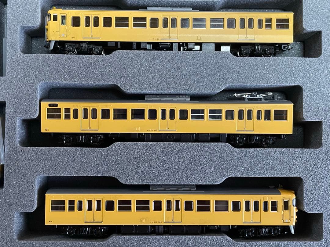 【加工品】KATO 10-1808 115系300番台 中国地域色 3両セット