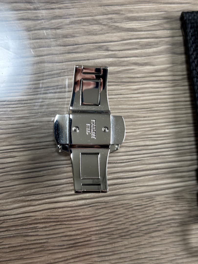 【美品】ジャン・ルソー　ノンレザー　ブラック　ラバーストラップ