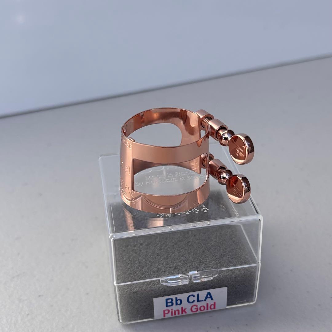 Bbクラリネットリガチャー ボナードピンクゴールド美品