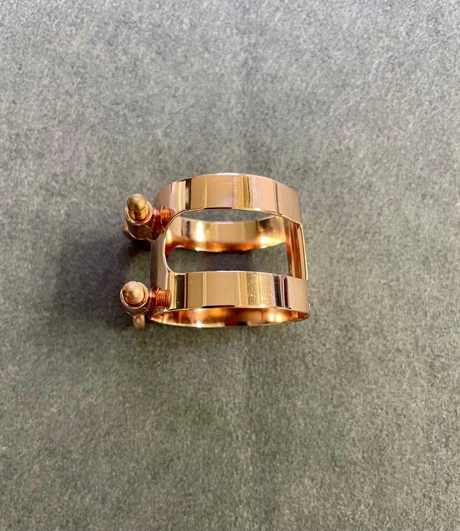 ボナード　テナーサックスリガチャー　ピンクゴールドメッキ（PGP）