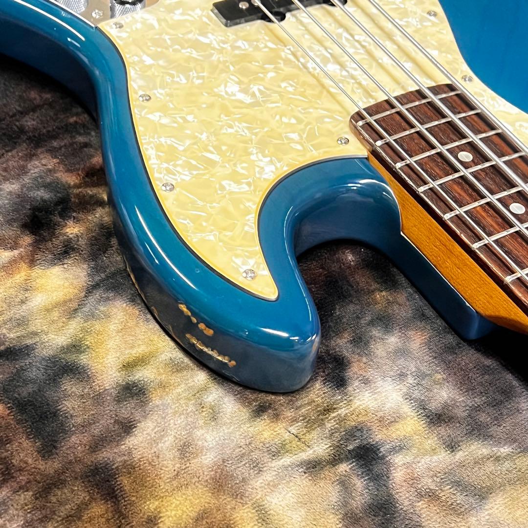 フォトジェニック ジャズベース シースルーブルー 管AC