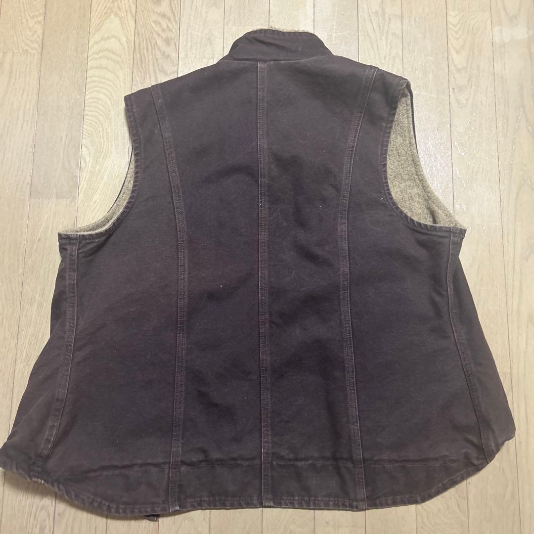 Carhartt ダークブラウン ベスト