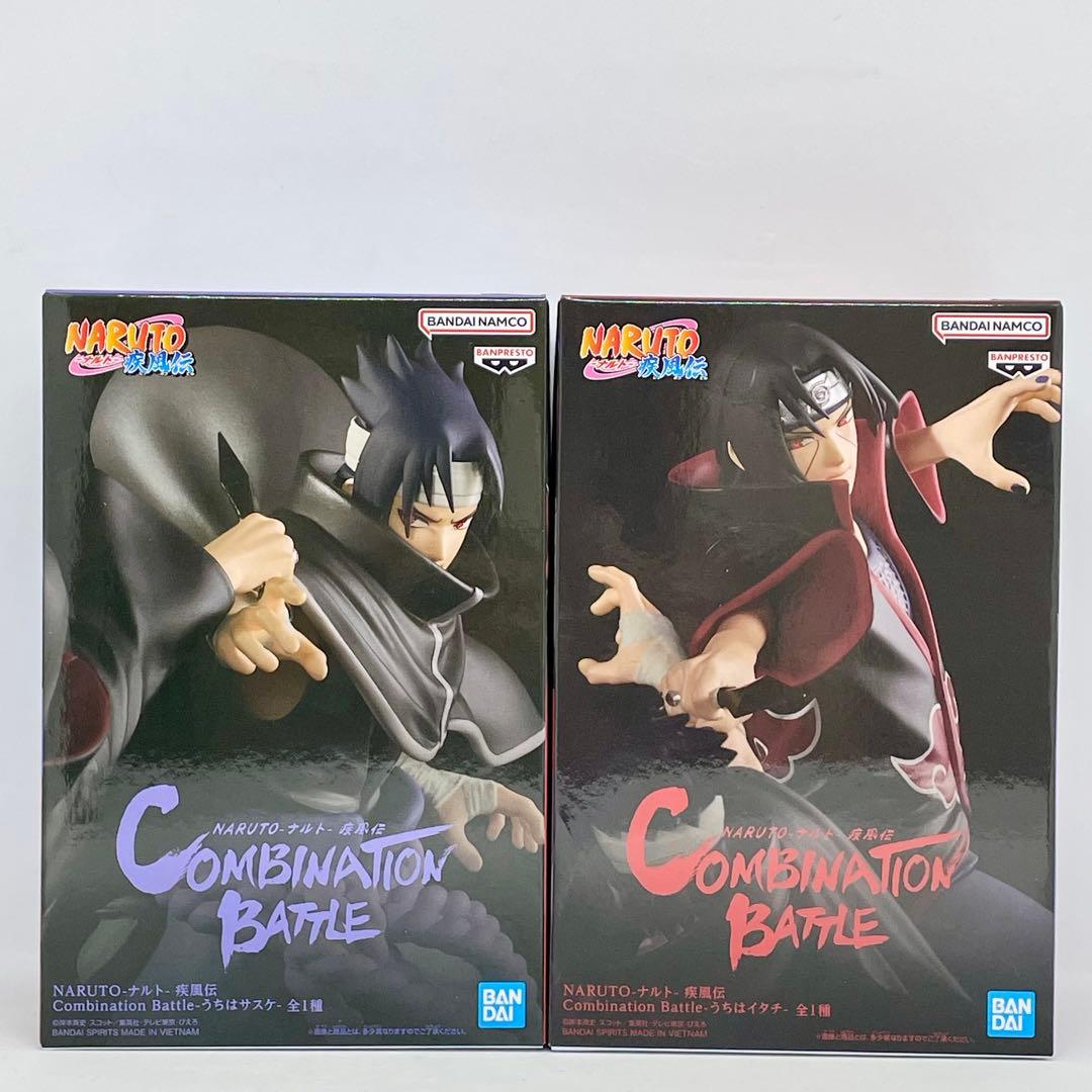 【6個セット】ナルト　フィギュア　コンビネーションバトル　うちはサスケ・イタチ
