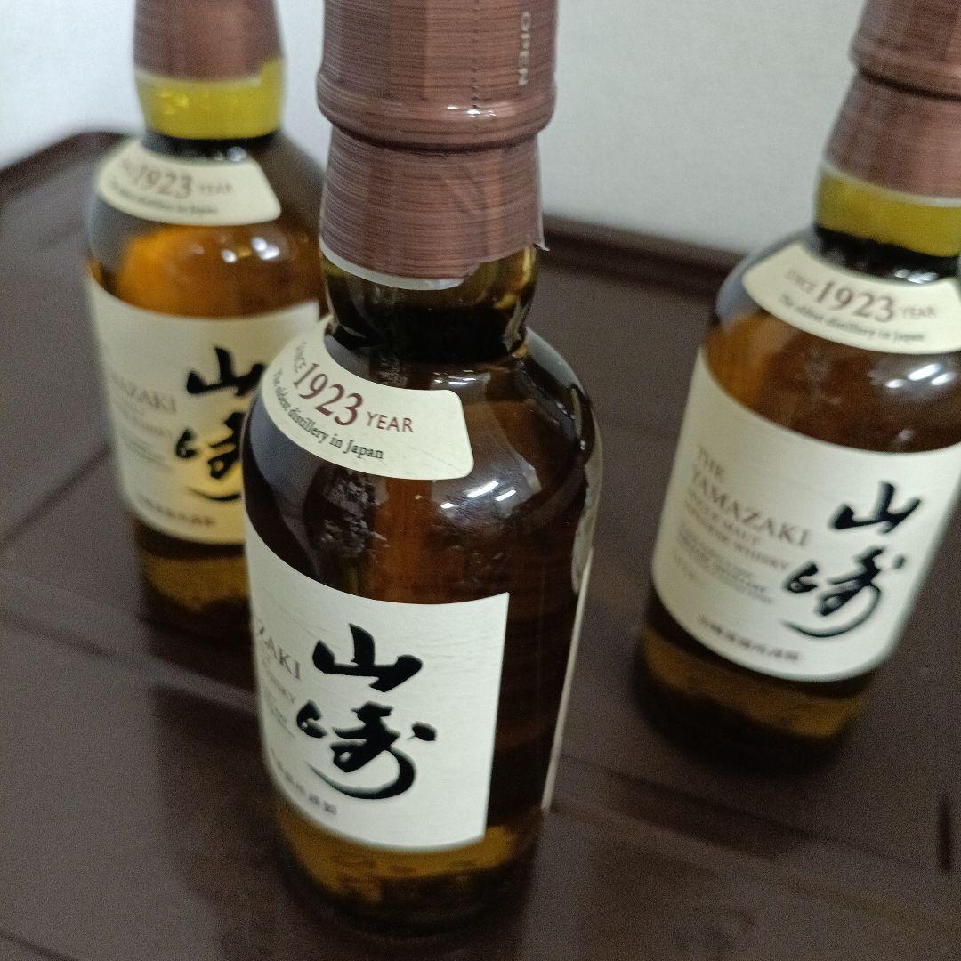 山崎 シングルモルトウイスキー 180ml 3本セット