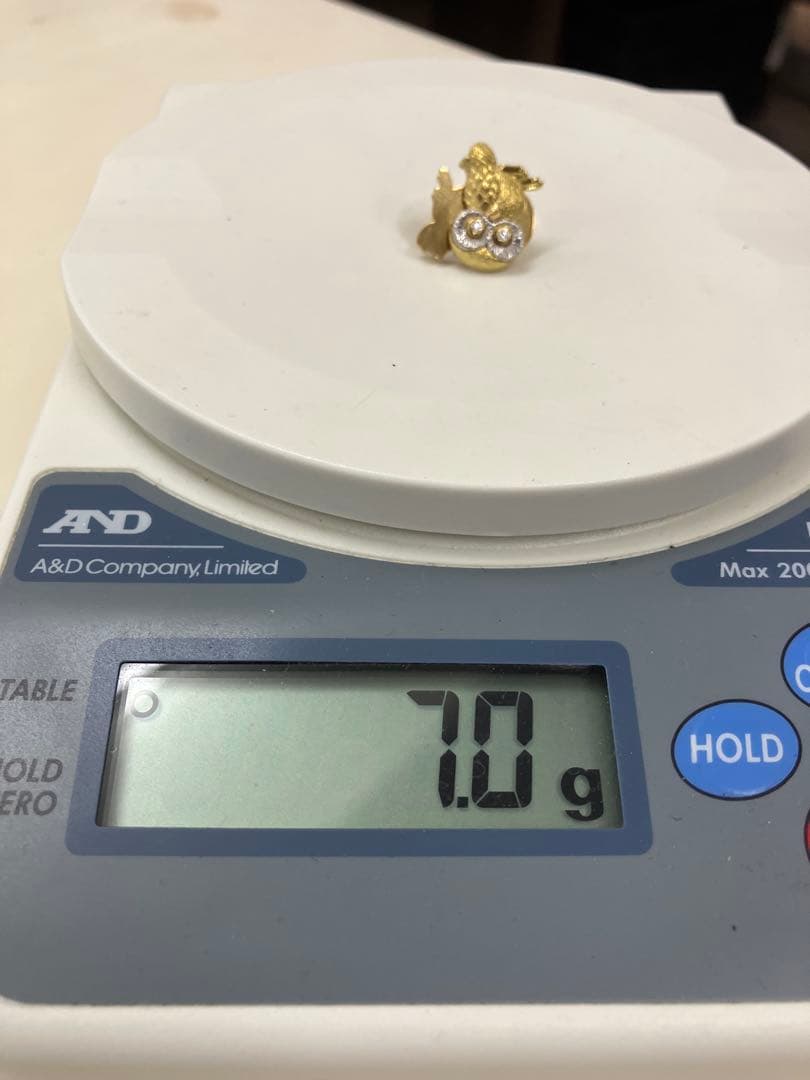 Ｋ18フクロウ ブローチ 約2センチ