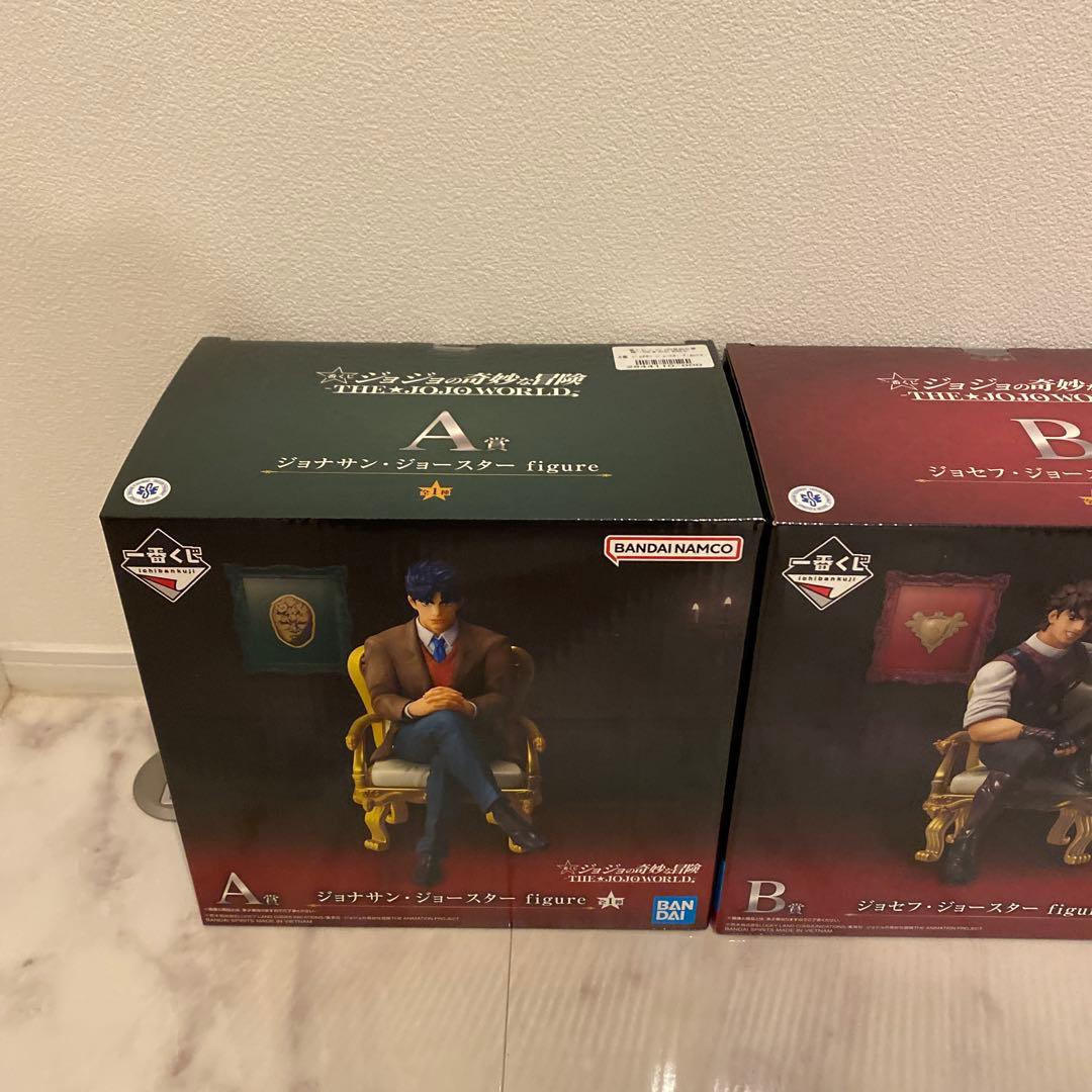 ジョジョ一番くじ　A賞ジョナサン B賞ジョセフ フィギュア2点セット