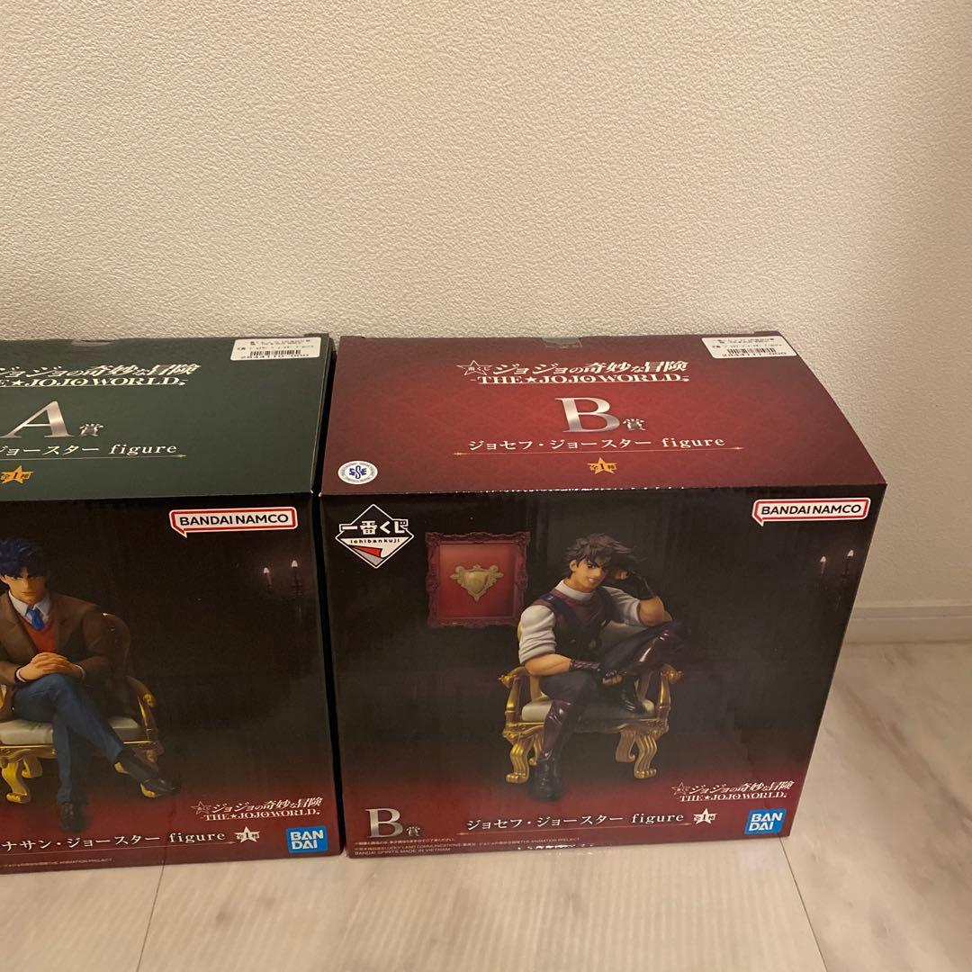 ジョジョ一番くじ　A賞ジョナサン B賞ジョセフ フィギュア2点セット