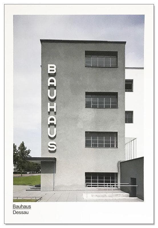 【額装済】バウハウス 建築 額縁付き アートポスター モダン インテリア