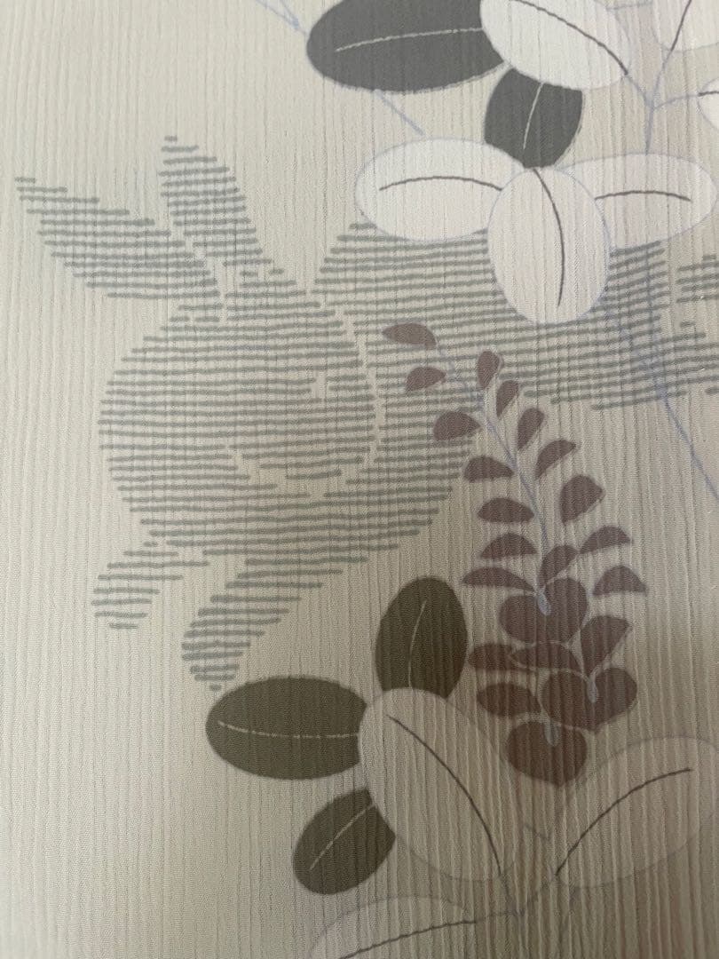 撫松庵浴衣　とび兎と萩の花(下駄付き)