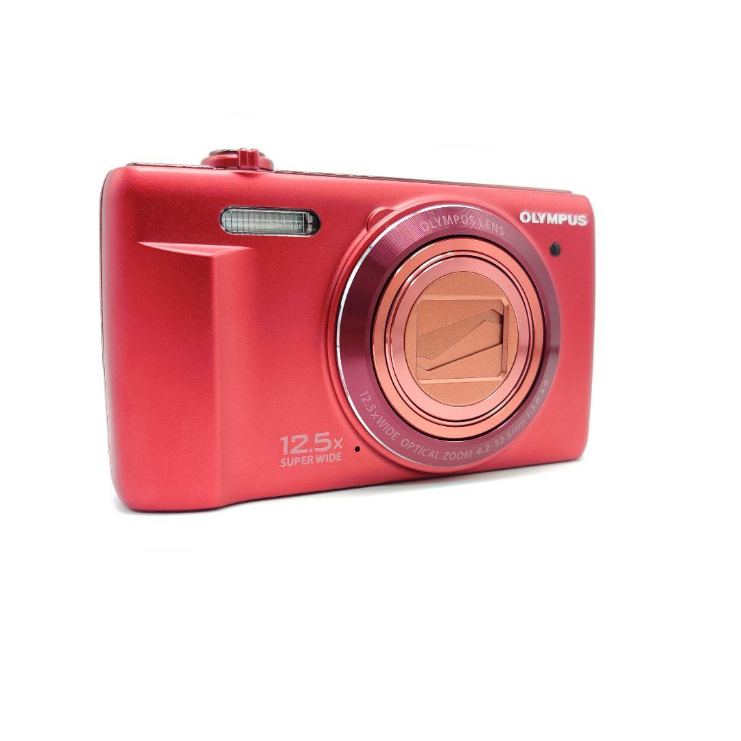 【やや訳あり】 OLYMPUS コンデジ STYLUS VR-370 RED