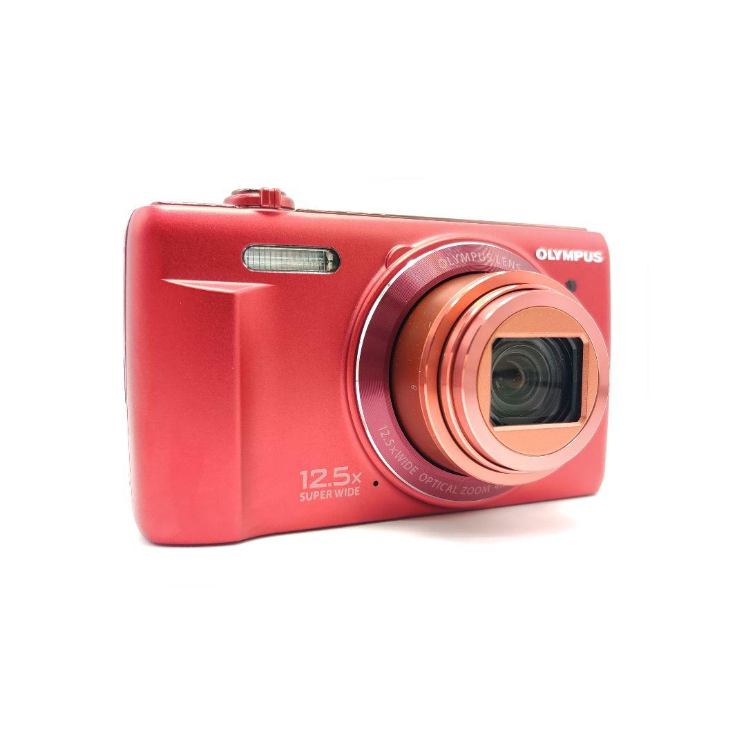 【やや訳あり】 OLYMPUS コンデジ STYLUS VR-370 RED