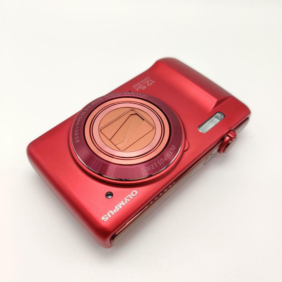 【やや訳あり】 OLYMPUS コンデジ STYLUS VR-370 RED