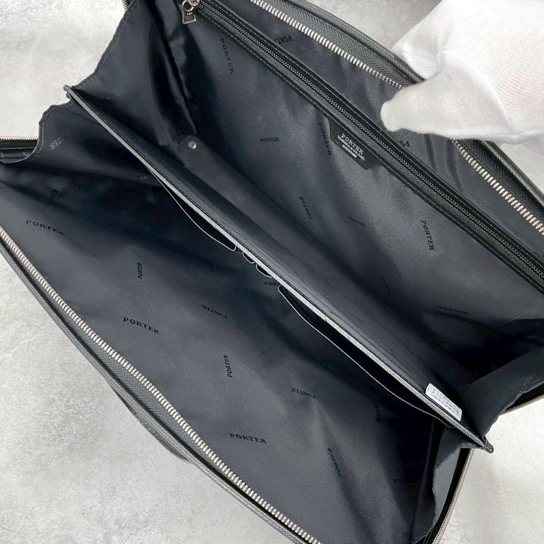 美品◯ポーター/吉田カバン　ブリーフケース　アベニュー　A4収納可能　レザー