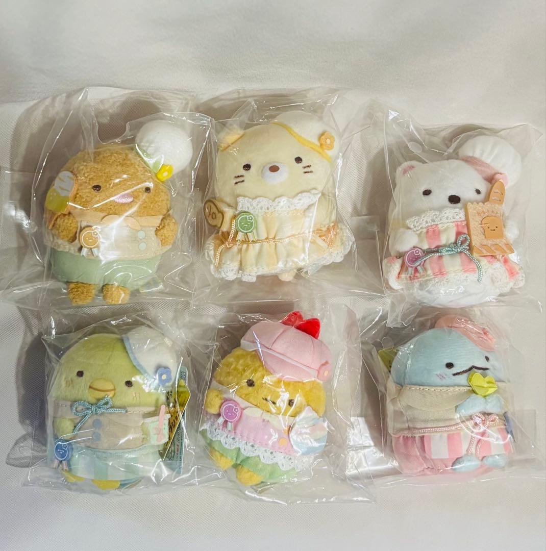 限定 すみっコぐらし展 てのりぬいぐるみ 6種コンプリート すみっコマルシェ