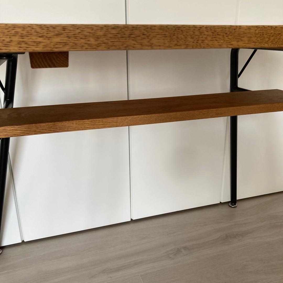 モモナチュラル　木製ダイニングテーブル