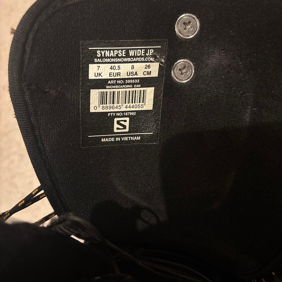 Salomon synapse スノーボードブーツ サロモン　シナプス