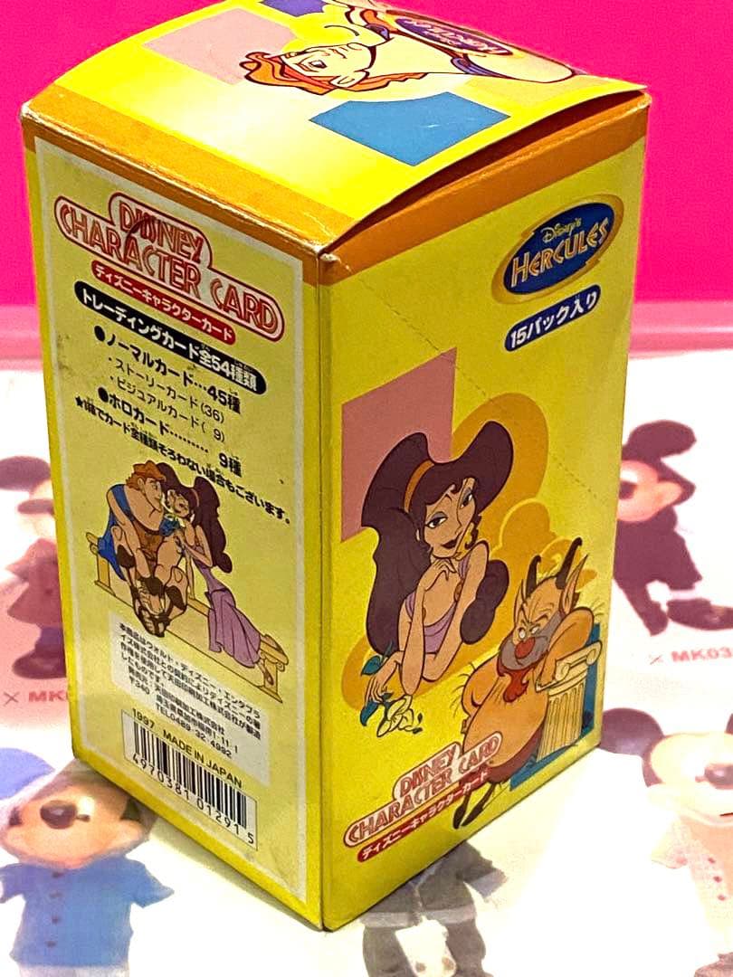 Aランク品★絶版97'ディズニーキャラクターカード1BOX新品未展示物★