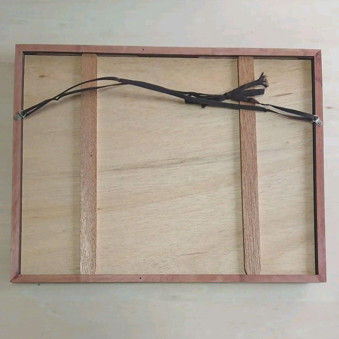 絵画 木版画 北岡 バラ